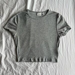 Aritzia Sunday Best Bliss T-shirt (grey)
